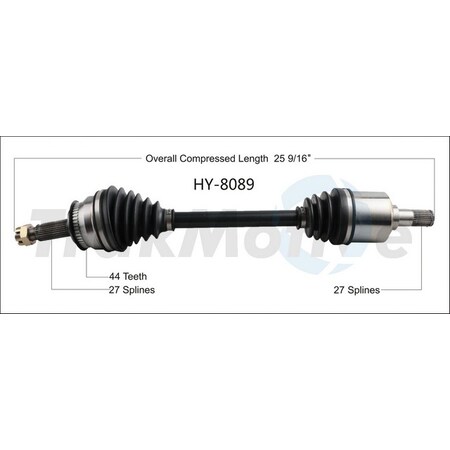 Surtrack Axle Cv Axle Shaft, Hy-8089 HY-8089